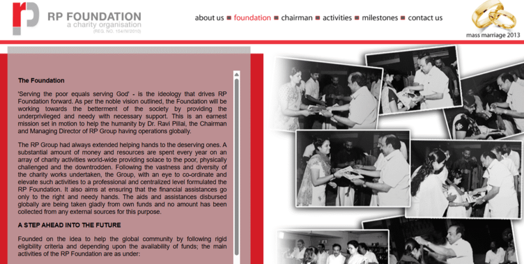 Dr. Ravi Pillai Academic Excellence Scholarship