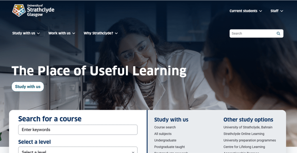 Scotland Strathclyde University Scholarship 2025-26 Fully Funded
