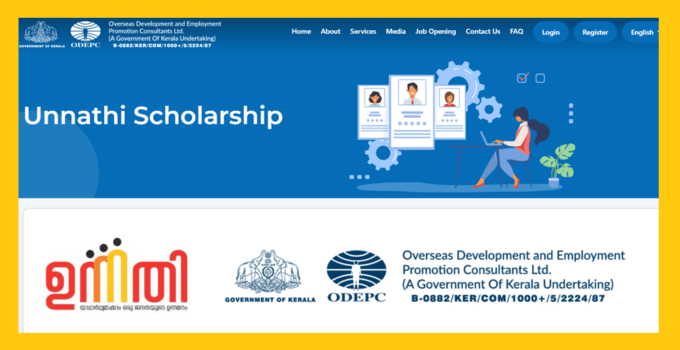 Unnathi Scholarship Kerala